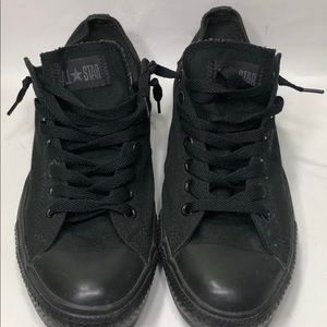 Converse M5039 Unisex Low Top Canvas Shoes-Black-Women’s size 13/Men’s Size 11